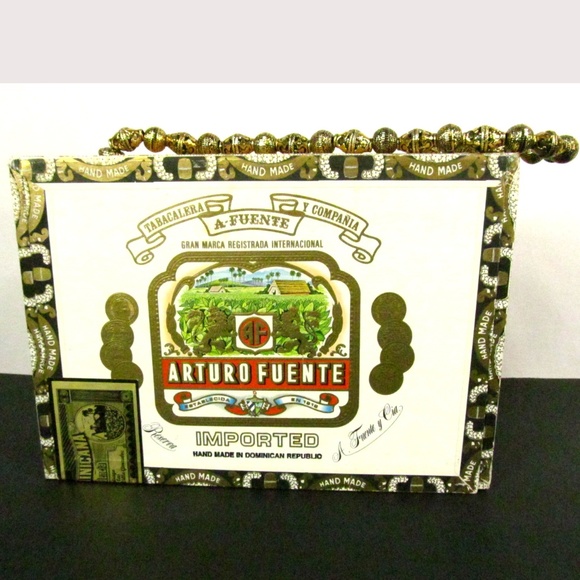 Cigar Box Purse Arturo Fuente Hand Made - Picture 1 of 4